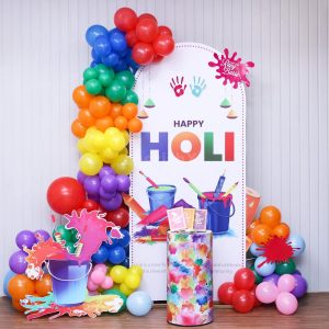 Holi set-up
