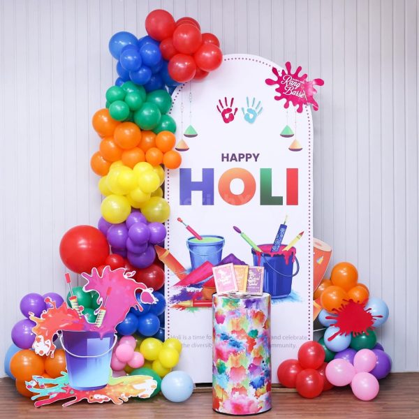 Holi set-up